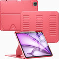 VIKESI Case for iPad Air 13 inch (M4) 2026 / (M3) 2025 / (M2) 2024Multiple Angles Magnetic Stand CoverShockproof Soft BackPencil Holderand Auto Sleep/WakeRed
