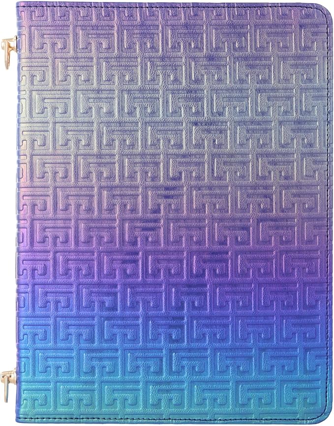 Shiny Case for Samsung Galaxy Tab S10 Ultra/S9 Ultra/S8 Ultra 14.6 Handbag with Pen Holder Techcircle Iridescent PU Folio Envelope Pocket Stand Cover with Hand Strap+Shoulder Strap Shiny Indigo