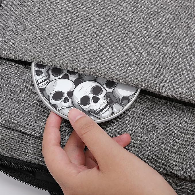 Halloween Skulls Print Wireless Charger Anti-Slip Wireless Charging Pad Slim Charger Mat for Men Women