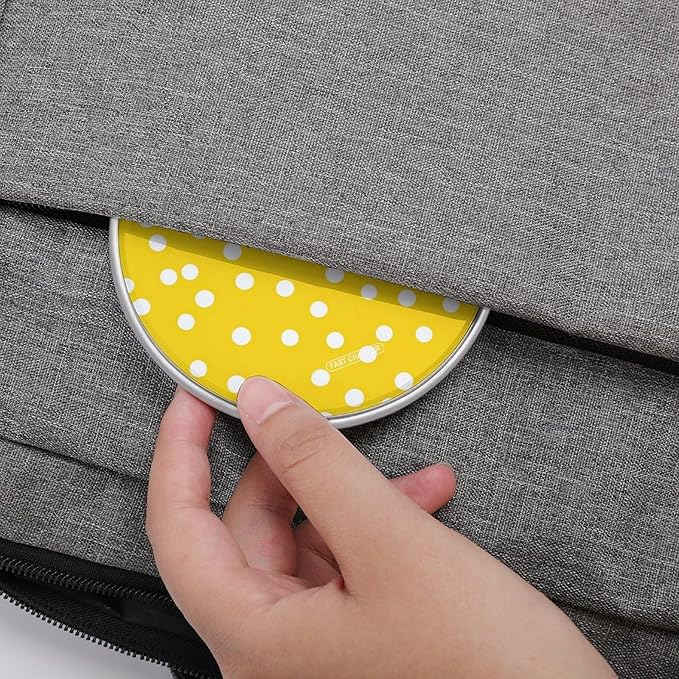Yellow Polka-Dots Wireless Charger Anti-Slip Wireless Charging Pad Slim Charger Mat for Men Women