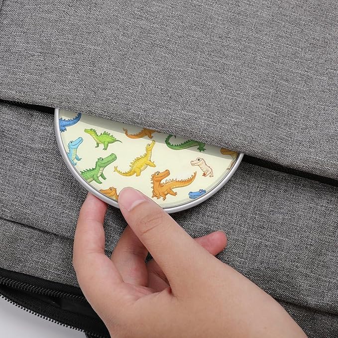 Crocodile Animal Wireless Charger Anti-Slip Wireless Charging Pad Slim Charger Mat for Men Women