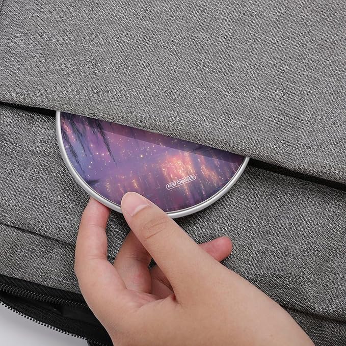 Magical Forests Creek Glowing Phone Charger Magnetic Charging Pad Anti-Slip with USB Cable