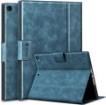 Antbox Case for iPad 9th Generation (2021) iPad 8th/7th Generation with Pencil Holder Auto Sleep/Wake Function PU Leather Smart Cover for iPad 10.2''(Blue)