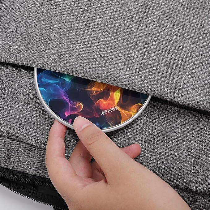 Fantasy Rainbow Smokes Phone Charger Magnetic Charging Pad Anti-Slip with USB Cable