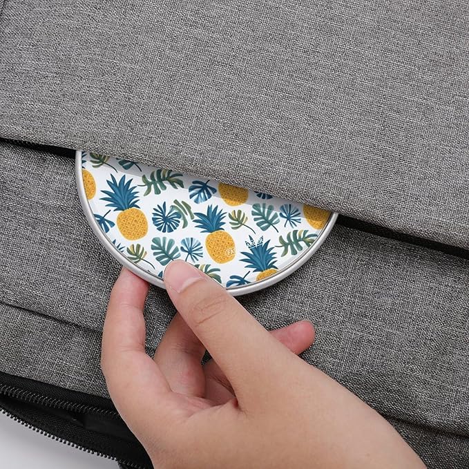 Pineapple Tropical Leaves Wireless Charger Anti-Slip Wireless Charging Pad Slim Charger Mat for Men Women
