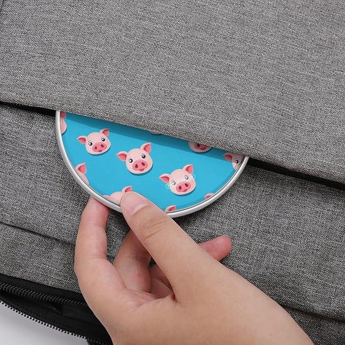 Pigs Wireless Charger Anti-Slip Wireless Charging Pad Slim Charger Mat for Men Women