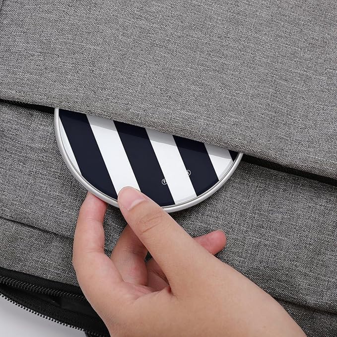 Navy Stripe Wireless Charger Anti-Slip Wireless Charging Pad Slim Charger Mat for Men Women