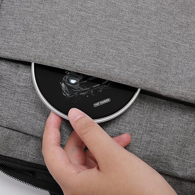 State of Indiana Racecar Wireless Charger Anti-Slip Wireless Charging Pad Slim Charger Mat for Men Women