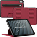 ZUGU CASE for iPad A16 11th Generation 11 Inch (2025) 10th Gen 10.9 Inch (2022) Magnetic Stand &amp Sleep/Wake Cover Model #s A3354 A3355 A3356 A2696 A2757 A2777 Scarlet Red
