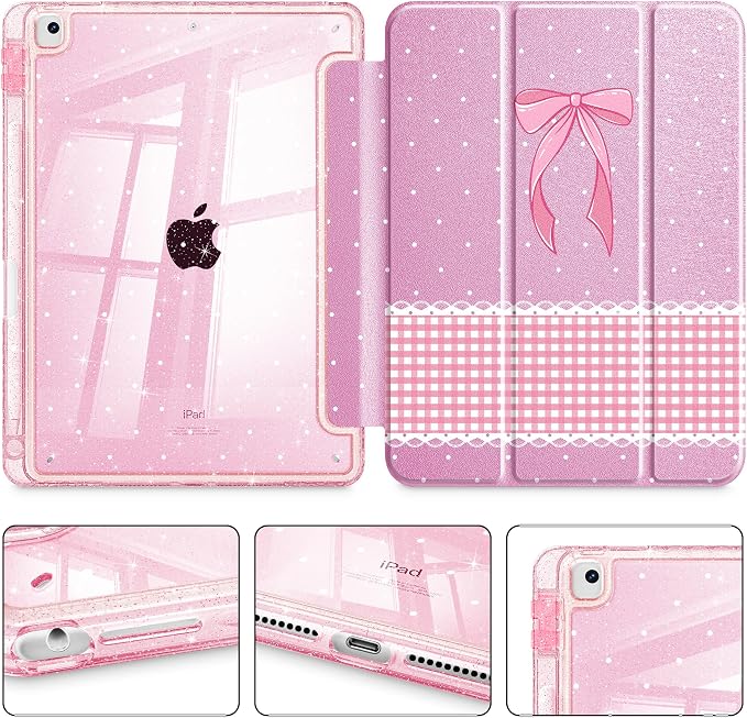 Polka Dot-Pink Bow