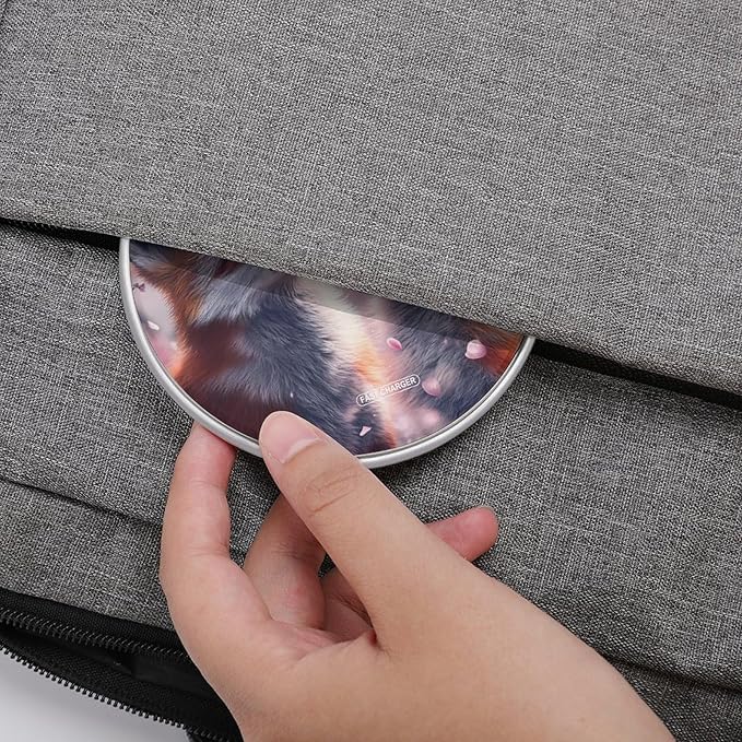 Animal Fox Wireless Charger Anti-Slip Wireless Charging Pad Slim Charger Mat for Men Women