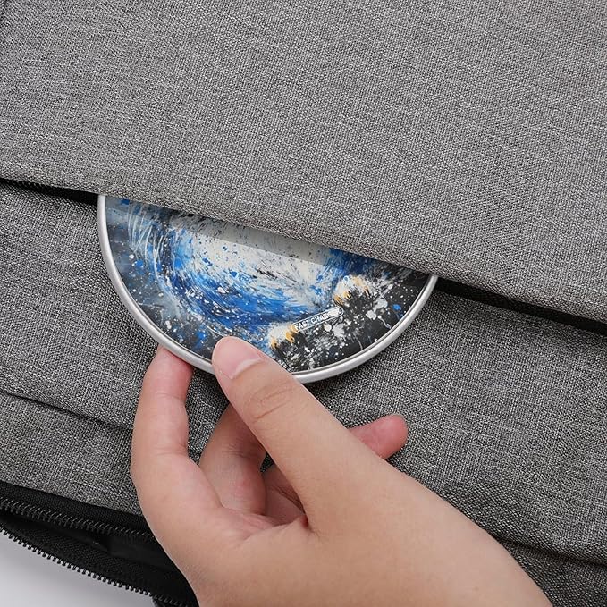 Blue Ink Art Owl Phone Charger Magnetic Charging Pad Anti-Slip with USB Cable