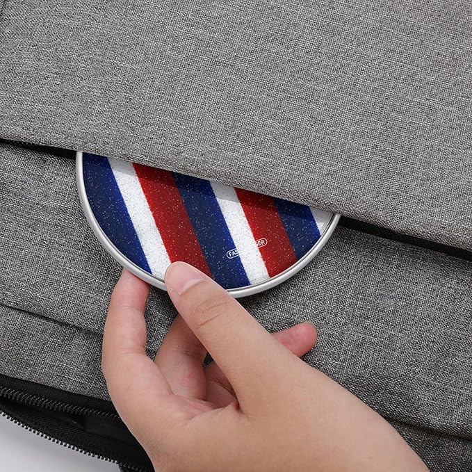 France Flag Wireless Charger Anti-Slip Wireless Charging Pad Slim Charger Mat for Men Women