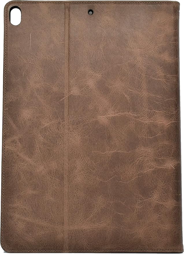 Porter Riley - Leather Case for iPad 9.7 2017/2018 5th and 6th Generation. Premium Genuine Leather Stand/Cover/Flip Case (Chocolate Brown)