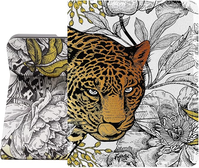 Leopard and Peonies