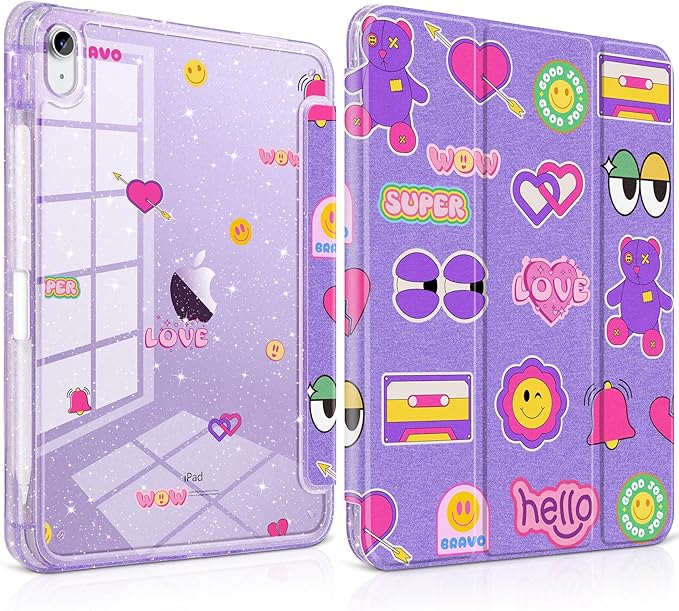 Purple - Retro Stickers