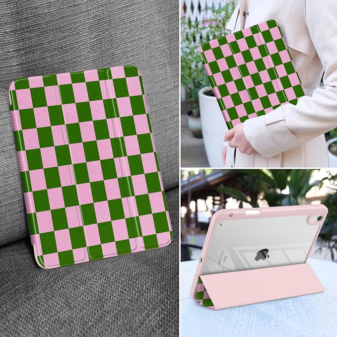 Green & Pink Checkerboard