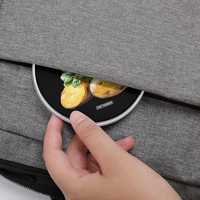 Hand-Drawn Potatoes Fast Portable Charger 10W Funny Graphic Phone Charging Pad with USB Cable
