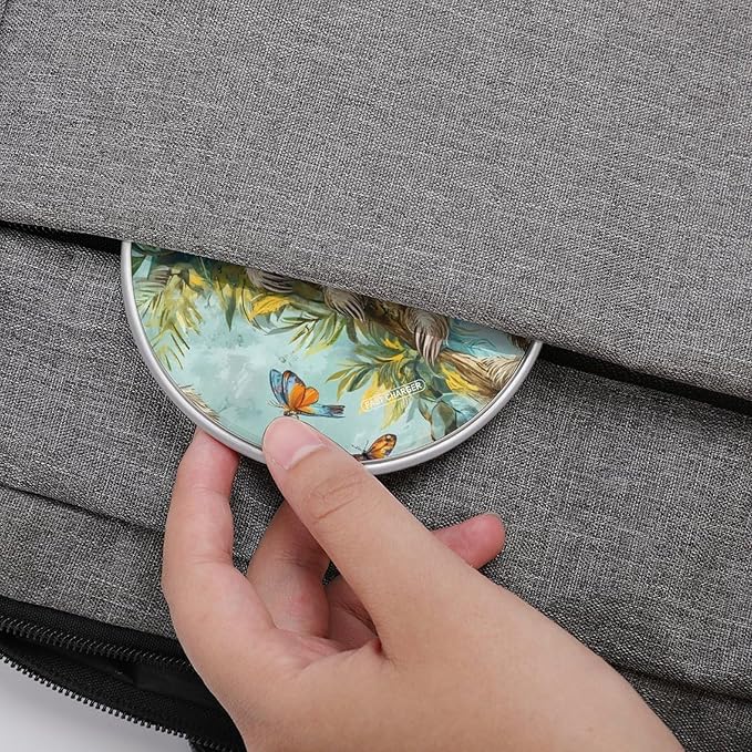 Sloth On A Tree Tropical Butterfly Phone Charger Magnetic Charging Pad Anti-Slip with USB Cable