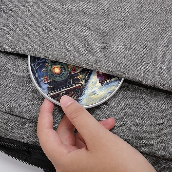 Snowy Train Wireless Charger Anti-Slip Wireless Charging Pad Slim Charger Mat for Men Women