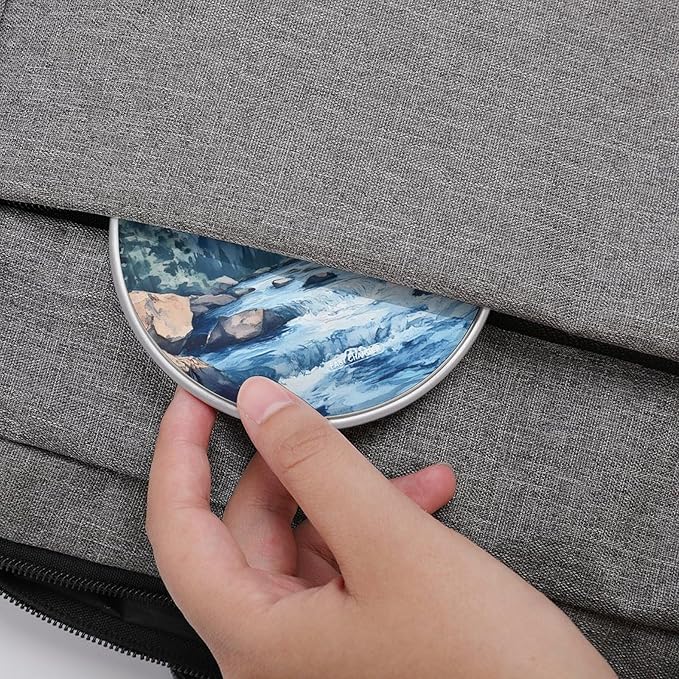 Wild River in Mountain Fast Portable Charger 10W Funny Graphic Phone Charging Pad with USB Cable
