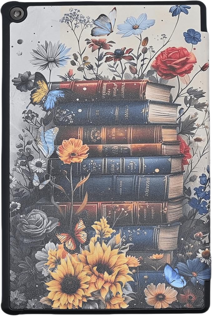 Book and Flowers
