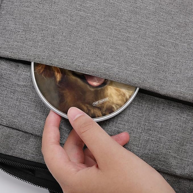 Retriever Dog Cute Face Fast Portable Charger 10W Funny Graphic Phone Charging Pad with USB Cable