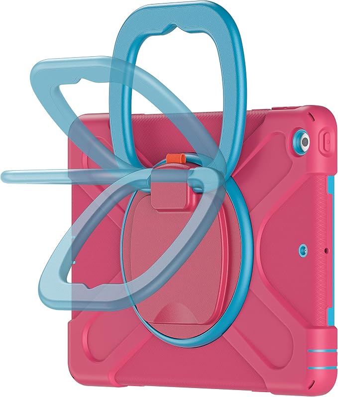 Shield Ring Pink/Light Blue