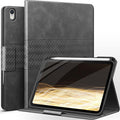 auaua Case for iPad mini 7 (A17 Pro 2024) / iPad mini 6 Case (2021) 8.3 inch with Pencil Holder Multiple Viewing Angles Magnetic Closure Auto Sleep/Wake (Grey)