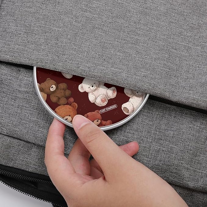Vintage Teddy Bears Fast Portable Charger 10W Funny Graphic Phone Charging Pad with USB Cable