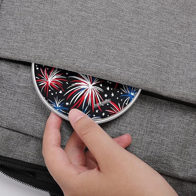 United States Fireworks 4th of July Phone Charger Magnetic Charging Pad Anti-Slip with USB Cable