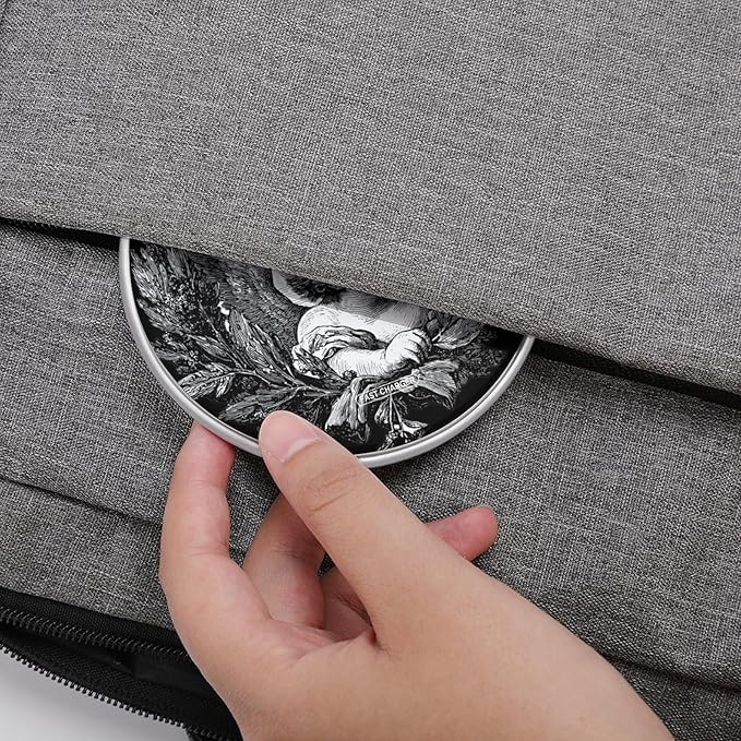 Vintage Cherubs Wreath Fast Portable Charger 10W Funny Graphic Phone Charging Pad with USB Cable