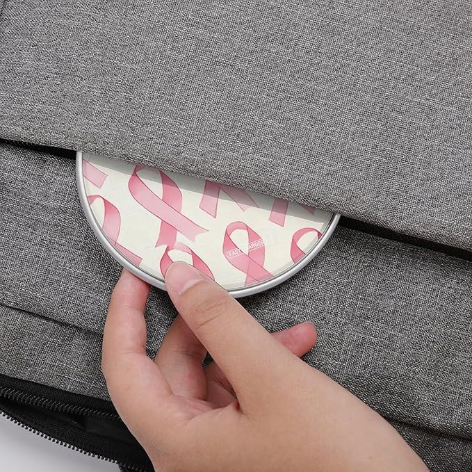 Breast Cancer Pinkribbons Phone Charger Magnetic Charging Pad Anti-Slip with USB Cable