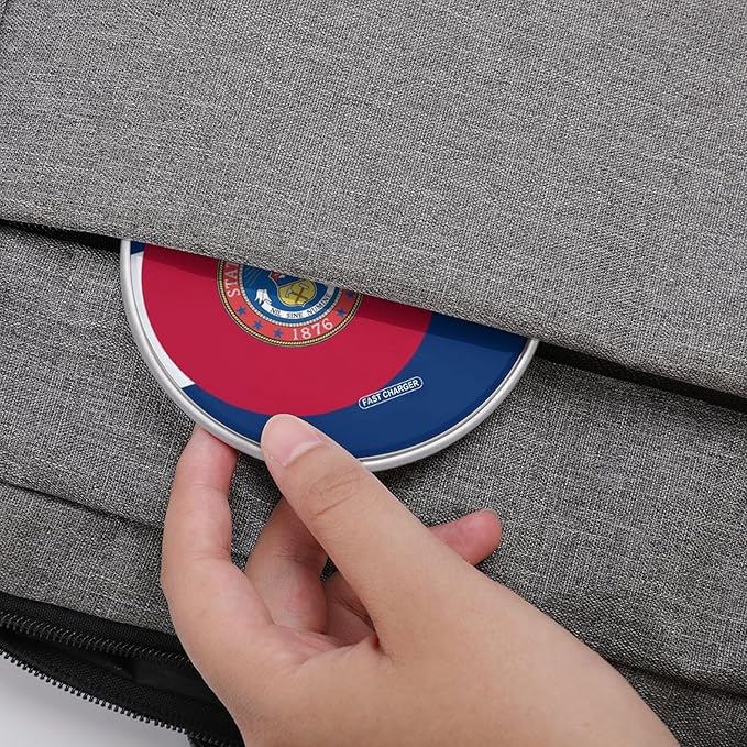 Colorado Flag Seal U.S.A. Phone Charger Magnetic Charging Pad Anti-Slip with USB Cable