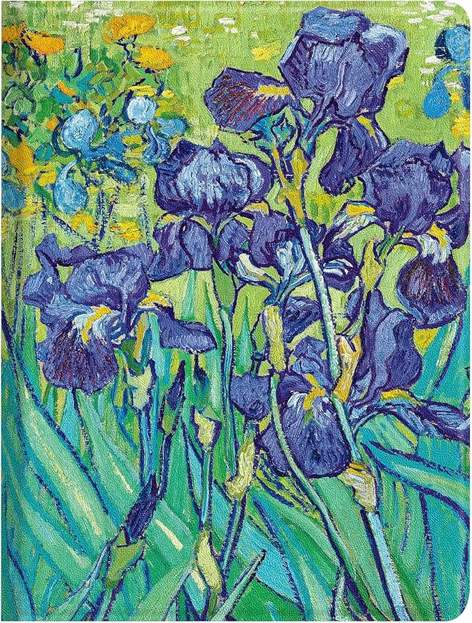 Berkin Arts for iPad Mini 4th/5th Generation Case (7.9 Inch) Folio Case Premium Leather Cover Vibrant Irises Floral Design Shockproof and Lightweight Case with Precise Fit (Irises by Vincent Van Gogh)
