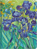 Berkin Arts for iPad Mini 4th/5th Generation Case (7.9 Inch) Folio Case Premium Leather Cover Vibrant Irises Floral Design Shockproof and Lightweight Case with Precise Fit (Irises by Vincent Van Gogh)