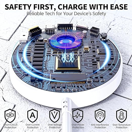 Magnetic Wireless Charger for iPhone 17 16 1510FT Long Fast Phone Charging Pad with USB C Wall Charger Block For iPhone 17 Pro Max/17/iPhone 16 Pro Max/15/Plus/Pro/14/13/12 SeriesAirPods 4/3/2/Pro 2