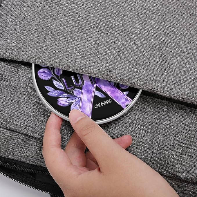 Lupus Fight Cancer Ribbon Phone Charger Magnetic Charging Pad Anti-Slip with USB Cable