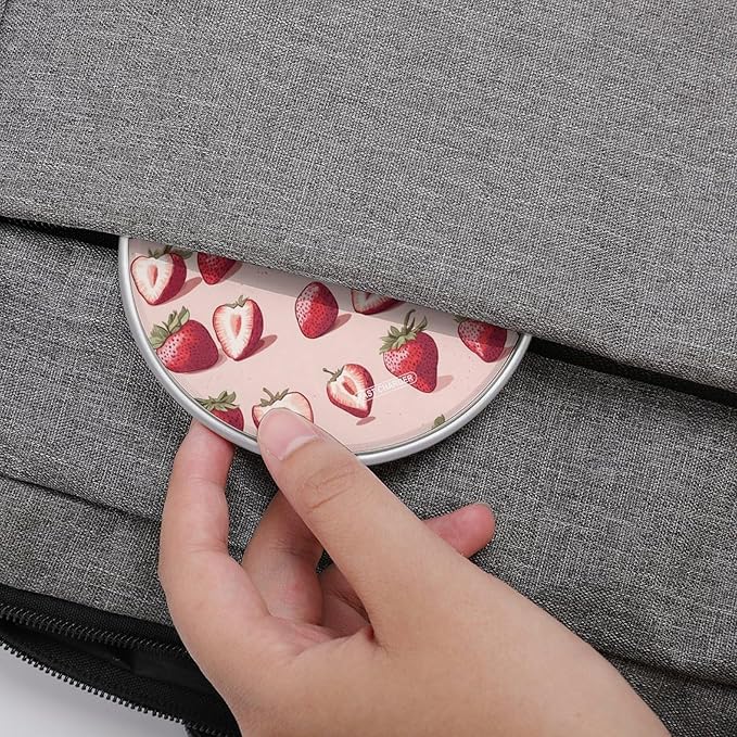 Strawberry Wireless Charger Anti-Slip Wireless Charging Pad Slim Charger Mat for Men Women