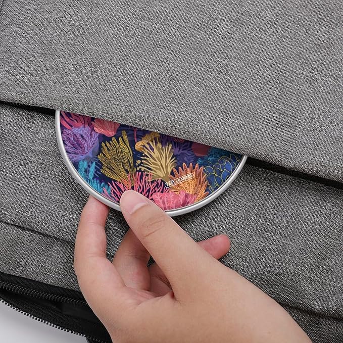 Coral Reef Ocean Fast Portable Charger 10W Funny Graphic Phone Charging Pad with USB Cable