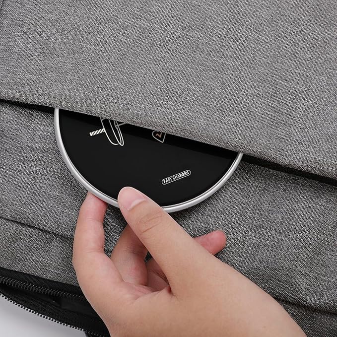 Heartbeat Weightlifting Wireless Charger Anti-Slip Wireless Charging Pad Slim Charger Mat for Men Women