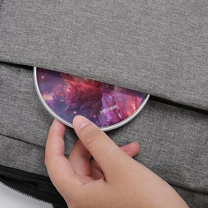 Ethereal Crystal Fast Portable Charger 10W Funny Graphic Phone Charging Pad with USB Cable