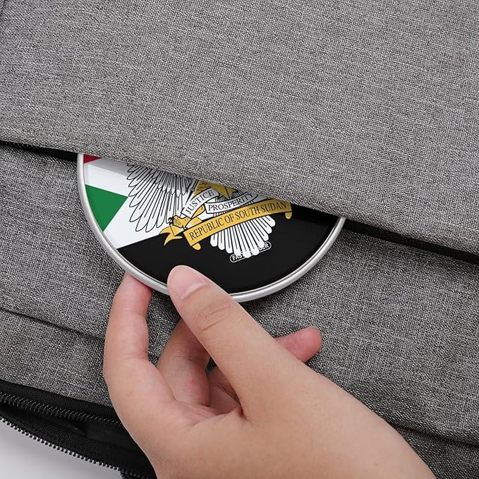 Emblem of Sudan Flag Fast Portable Charger 10W Funny Graphic Phone Charging Pad with USB Cable