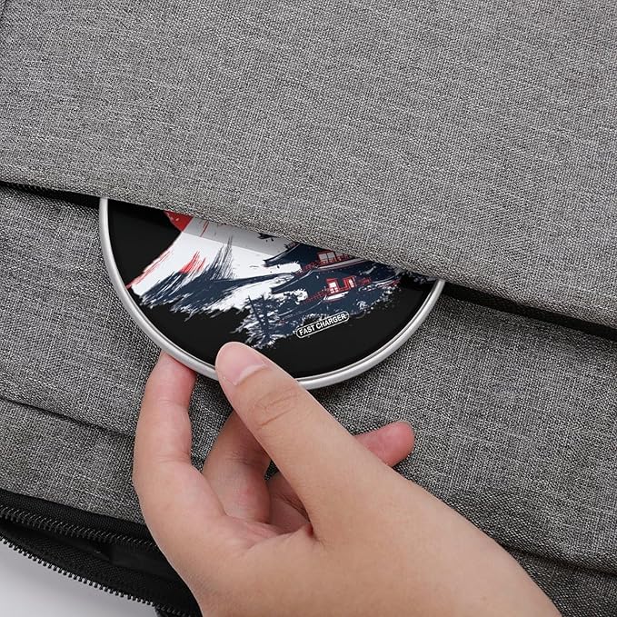Mount Japanese Pagoda Phone Charger Magnetic Charging Pad Anti-Slip with USB Cable