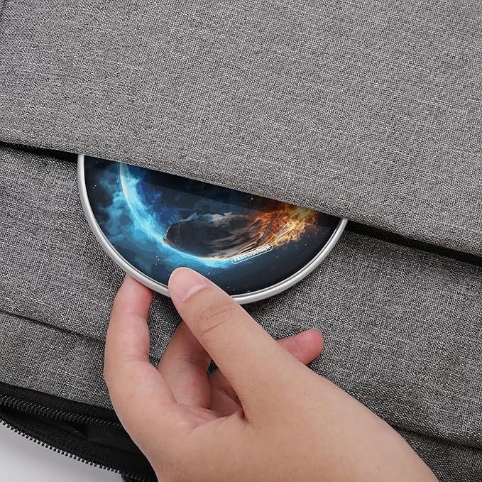Planet Ice and Fire Wireless Charger Fast Wireless Charging Pad with USB Cable 10W Anti-Slip Magnetic Wireless Charger Portable Slim Charger Puck Travel Charging Station