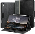 KingBlanc Case for iPad Air 13-inch M4/M3/M2 (2026/2025/2024) with Pencil Holder Vegan Leather Cover Auto Wake/Sleep Multi-Angle Stand for Viewing &amp Drawing Pencil Pro &amp USB-C Compatible