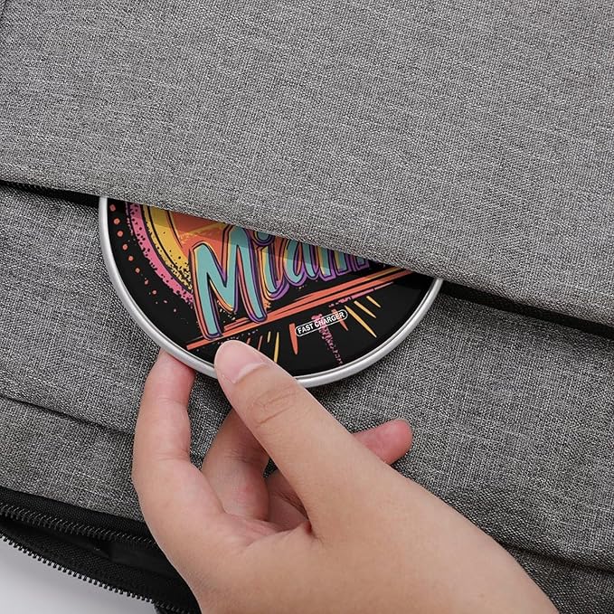 Vintage Miami Tree Phone Charger Magnetic Charging Pad Anti-Slip with USB Cable