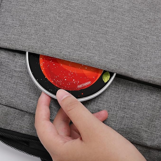 Fresh Tomatoes Phone Charger Magnetic Charging Pad Anti-Slip with USB Cable