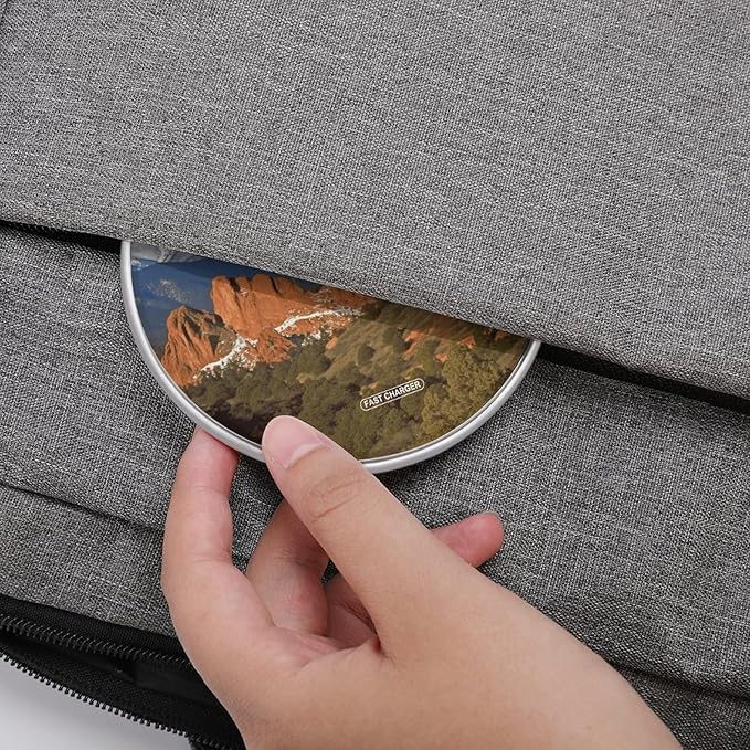 Pikes Peak Colorado Wireless Charger Fast Wireless Charging Pad with USB Cable 10W Anti-Slip Magnetic Wireless Charger Portable Slim Charger Puck Travel Charging Station