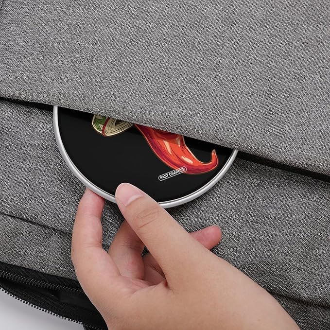 Mexico Chili Pepper Phone Charger Magnetic Charging Pad Anti-Slip with USB Cable